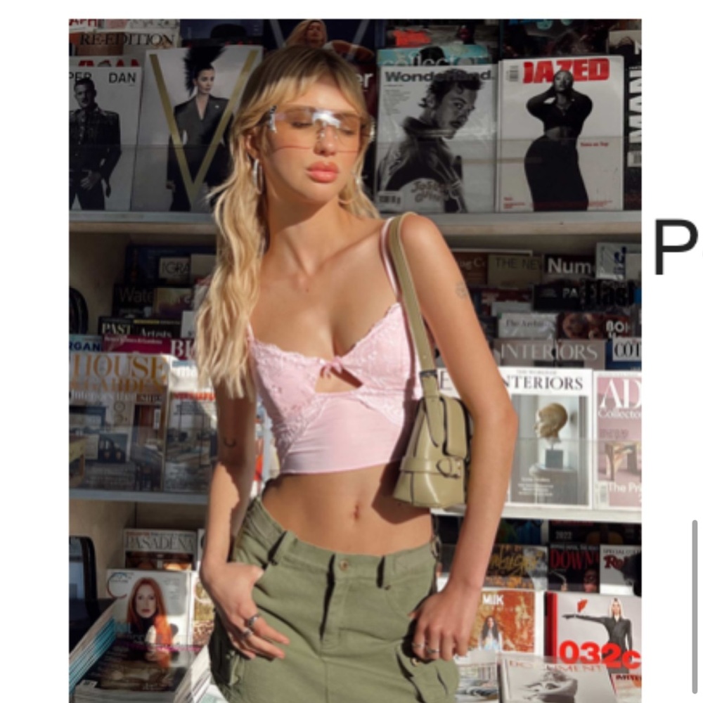 Princess Polly Green Cargo Mini Skirt